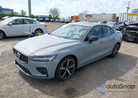 2024 Volvo S60 B5 Plus Dark Theme from USA, damaged, VIN 7JRL12TL2RG301001